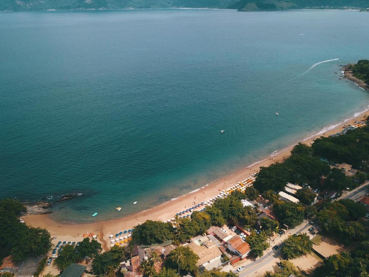 Bangalo Com Vista Para O Mar No Condominio Yacamim Ilhabela Praia Do Curral Exterior foto