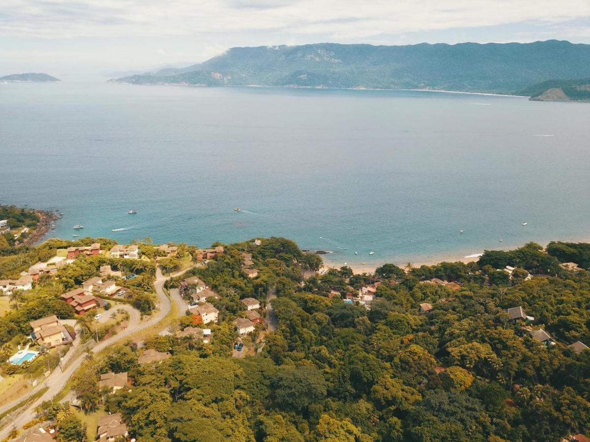 Bangalo Com Vista Para O Mar No Condominio Yacamim Ilhabela Praia Do Curral Exterior foto